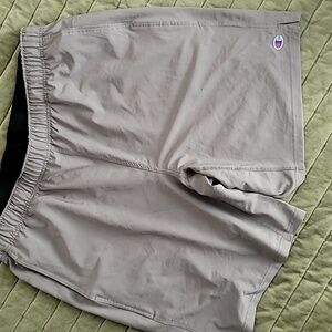 Men's gray athletic shorts
